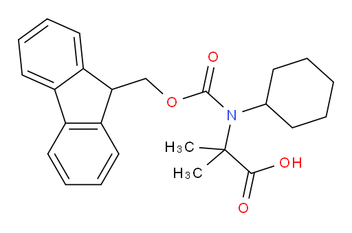 2-[cyclohexyl({[(9H-fluoren-9-yl)methoxy]carbonyl})amino]-2-methylpropanoic acid