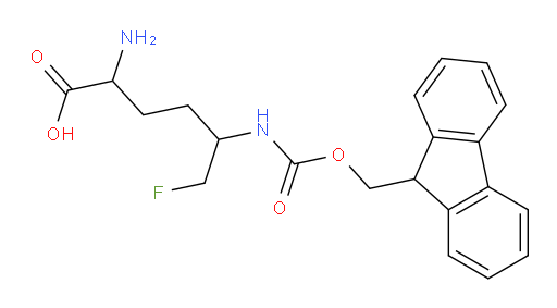 2-amino-5-({[(9H-fluoren-9-yl)methoxy]carbonyl}amino)-6-fluorohexanoic acid