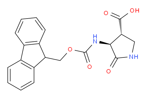rac-(3R,4S)-4-({[(9H-fluoren-9-yl)methoxy]carbonyl}amino)-5-oxopyrrolidine-3-carboxylic acid