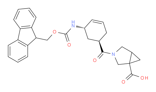 rac-3-[(1R,5S)-5-({[(9H-fluoren-9-yl)methoxy]carbonyl}amino)cyclohex-3-ene-1-carbonyl]-3-azabicyclo[3.1.0]hexane-1-carboxylic acid