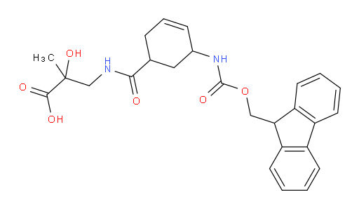 3-{[5-({[(9H-fluoren-9-yl)methoxy]carbonyl}amino)cyclohex-3-en-1-yl]formamido}-2-hydroxy-2-methylpropanoic acid
