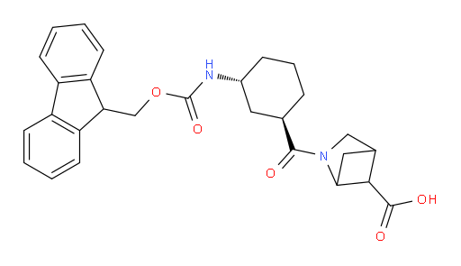 rac-2-[(1R,3R)-3-({[(9H-fluoren-9-yl)methoxy]carbonyl}amino)cyclohexanecarbonyl]-2-azabicyclo[2.1.1]hexane-5-carboxylic acid