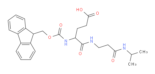 4-({[(9H-fluoren-9-yl)methoxy]carbonyl}amino)-4-({2-[(propan-2-yl)carbamoyl]ethyl}carbamoyl)butanoic acid