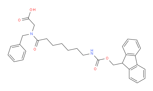 2-[N-benzyl-7-({[(9H-fluoren-9-yl)methoxy]carbonyl}amino)heptanamido]acetic acid