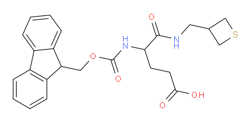 4-({[(9H-fluoren-9-yl)methoxy]carbonyl}amino)-4-{[(thietan-3-yl)methyl]carbamoyl}butanoic acid