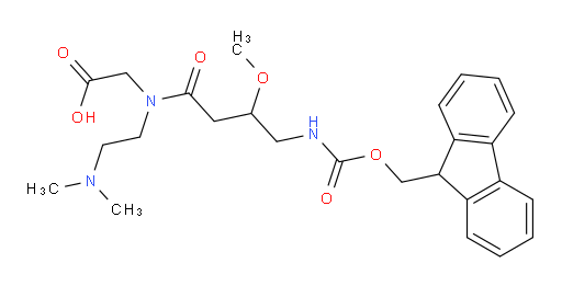 2-{N-[2-(dimethylamino)ethyl]-4-({[(9H-fluoren-9-yl)methoxy]carbonyl}amino)-3-methoxybutanamido}acetic acid