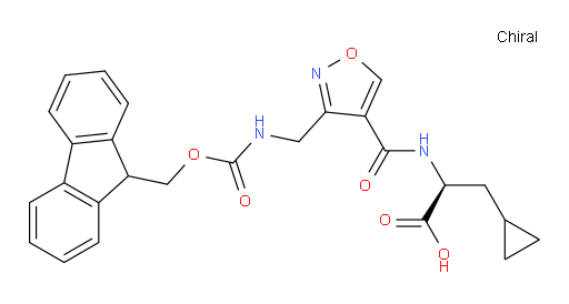 (2S)-3-cyclopropyl-2-({3-[({[(9H-fluoren-9-yl)methoxy]carbonyl}amino)methyl]-1,2-oxazol-4-yl}formamido)propanoic acid
