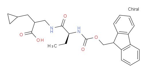 2-(cyclopropylmethyl)-3-[(2S)-2-({[(9H-fluoren-9-yl)methoxy]carbonyl}amino)butanamido]propanoic acid