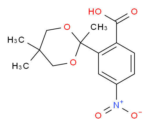 4-nitro-2-(2,5,5-trimethyl-1,3-dioxan-2-yl)benzoic acid