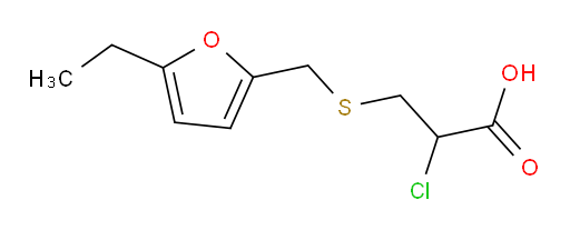 2-chloro-3-{[(5-ethylfuran-2-yl)methyl]sulfanyl}propanoic acid