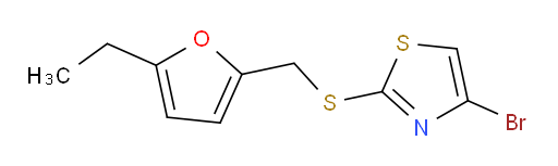 4-bromo-2-{[(5-ethylfuran-2-yl)methyl]sulfanyl}-1,3-thiazole
