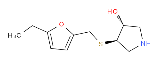 rac-(3R,4R)-4-{[(5-ethylfuran-2-yl)methyl]sulfanyl}pyrrolidin-3-ol