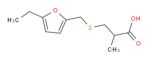 3-{[(5-ethylfuran-2-yl)methyl]sulfanyl}-2-methylpropanoic acid