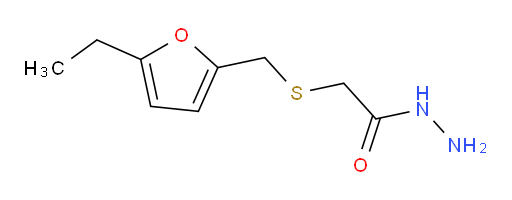 2-{[(5-ethylfuran-2-yl)methyl]sulfanyl}acetohydrazide
