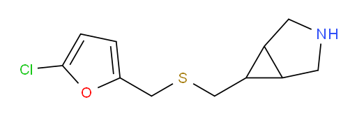 6-({[(5-chlorofuran-2-yl)methyl]sulfanyl}methyl)-3-azabicyclo[3.1.0]hexane