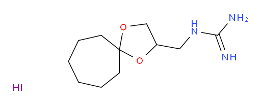 N-({1,4-dioxaspiro[4.6]undecan-2-yl}methyl)guanidine hydroiodide