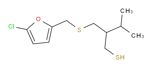 2-({[(5-chlorofuran-2-yl)methyl]sulfanyl}methyl)-3-methylbutane-1-thiol
