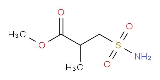 methyl 2-methyl-3-sulfamoylpropanoate