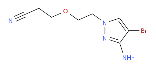 3-[2-(3-amino-4-bromo-1H-pyrazol-1-yl)ethoxy]propanenitrile