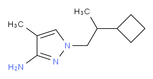 1-(2-cyclobutylpropyl)-4-methyl-1H-pyrazol-3-amine