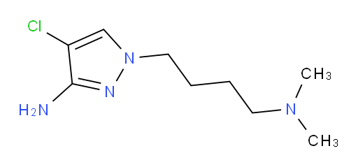 4-chloro-1-[4-(dimethylamino)butyl]-1H-pyrazol-3-amine