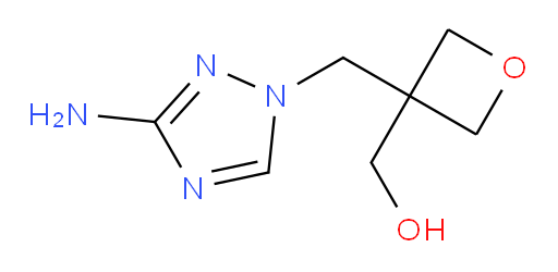 {3-[(3-amino-1H-1,2,4-triazol-1-yl)methyl]oxetan-3-yl}methanol