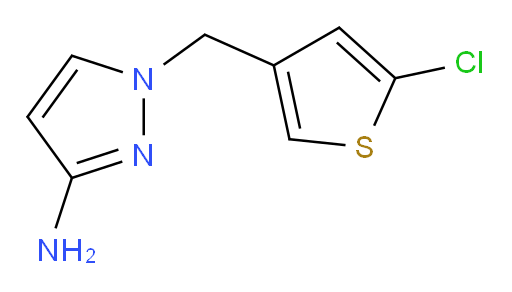 1-[(5-chlorothiophen-3-yl)methyl]-1H-pyrazol-3-amine