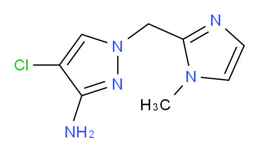 4-chloro-1-[(1-methyl-1H-imidazol-2-yl)methyl]-1H-pyrazol-3-amine