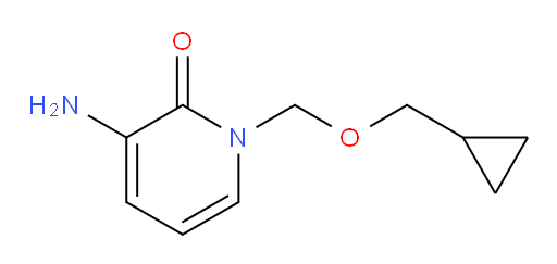 3-amino-1-[(cyclopropylmethoxy)methyl]-1,2-dihydropyridin-2-one