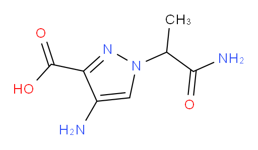 4-amino-1-(1-carbamoylethyl)-1H-pyrazole-3-carboxylic acid