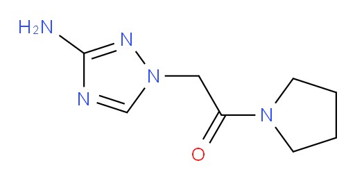 2-(3-amino-1H-1,2,4-triazol-1-yl)-1-(pyrrolidin-1-yl)ethan-1-one