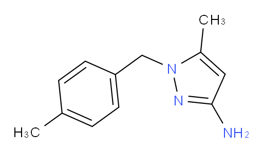 5-methyl-1-[(4-methylphenyl)methyl]-1H-pyrazol-3-amine