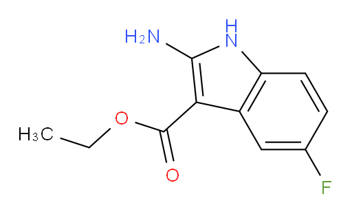 ethyl 2-amino-5-fluoro-1H-indole-3-carboxylate