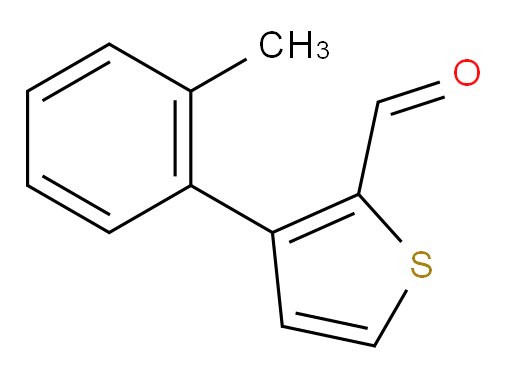 3-(2-methylphenyl)thiophene-2-carbaldehyde