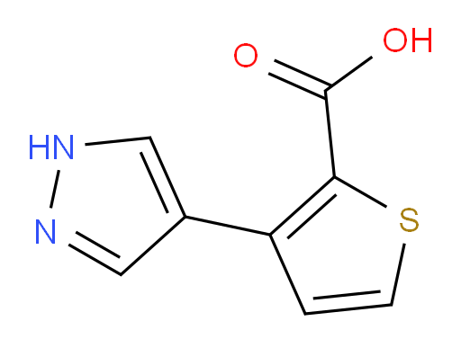 3-(1H-pyrazol-4-yl)thiophene-2-carboxylic acid
