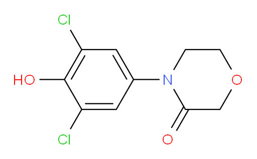 4-(3,5-dichloro-4-hydroxyphenyl)morpholin-3-one