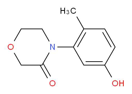 4-(5-hydroxy-2-methylphenyl)morpholin-3-one
