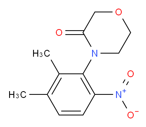 4-(2,3-dimethyl-6-nitrophenyl)morpholin-3-one