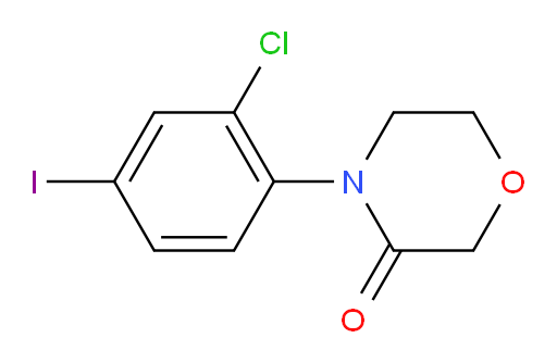 4-(2-chloro-4-iodophenyl)morpholin-3-one