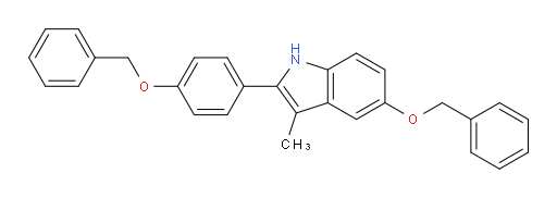 3-Methyl-5-(phenylMethoxy)-2-[4-(phenylMethoxy)phenyl]-1H-Indole