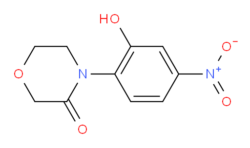 4-(2-hydroxy-4-nitrophenyl)morpholin-3-one