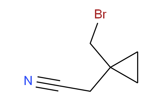 2-(1-(bromomethyl)cyclopropyl)acetonitrile