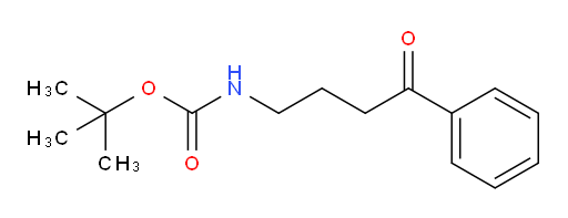 4-(BOC-AMINO)-1-PHENYL-BUTAN-1-ONE;tert-butyl 4-oxo-4-phenylbutylcarbaMate;(4-Oxo-4-phenyl-butyl)-carbamic acid tert-butyl;N-(4-oxo-4-phenylbutyl)carbaMic acid tert-butyl ester;(4-OXO-4-PHENYL-BUTYL)-CARBAMIC ACID TERT-BUTYL ESTER;CarbaMic acid, N-(4-oxo-4-phenylbutyl)-, 1,1-diMethylethyl ester;4-(BOC-AMINO)-1-PHENYL-BUTAN-1-ONE, (4-OXO-4-PHENYL-BUTYL)-CARBAMIC ACID TERT-BUTYL ESTER >98%