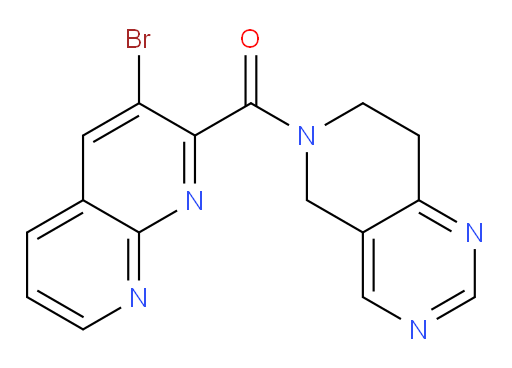 (3-bromo-1,8-naphthyridin-2-yl)(7,8-dihydropyrido[4,3-d]pyrimidin-6(5H)-yl)methanone