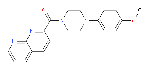 (4-(4-methoxyphenyl)piperazin-1-yl)(1,8-naphthyridin-2-yl)methanone