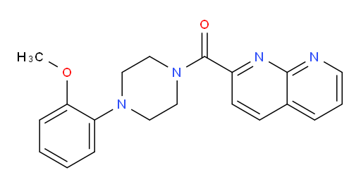 (4-(2-methoxyphenyl)piperazin-1-yl)(1,8-naphthyridin-2-yl)methanone