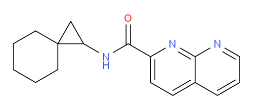N-(spiro[2.5]octan-1-yl)-1,8-naphthyridine-2-carboxamide