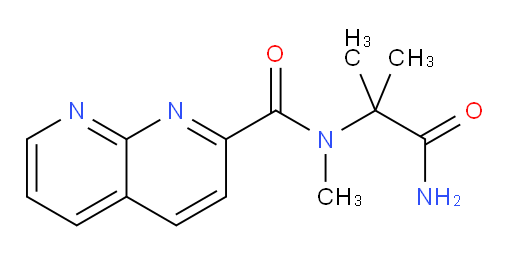 N-(1-amino-2-methyl-1-oxopropan-2-yl)-N-methyl-1,8-naphthyridine-2-carboxamide