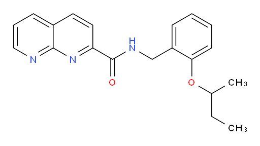(-)-N-(2-(sec-butoxy)benzyl)-1,8-naphthyridine-2-carboxamide