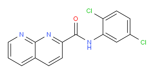 N-(2,5-dichlorophenyl)-1,8-naphthyridine-2-carboxamide